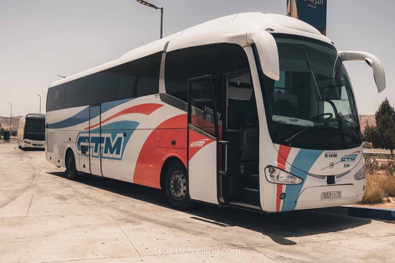 Autobús CTM listo para salir